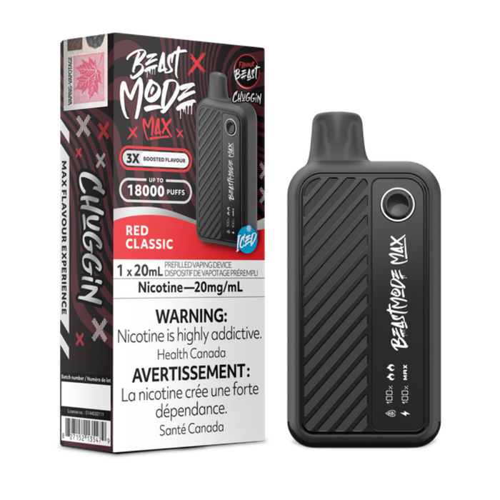 Flavour Beast Beast Mode Max Disposable Vape - Red Classic