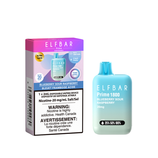 Blueberry Sour Raspberry - Elf Bar Prime 1800 Disposable Vape