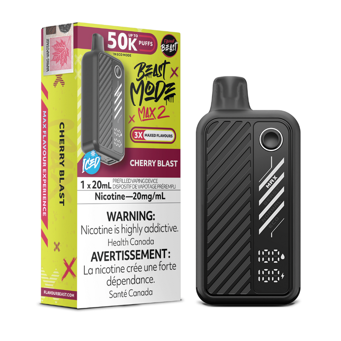 Flavour Beast Beast Mode Max 2 Disposable Vape - Cherry Blast Iced