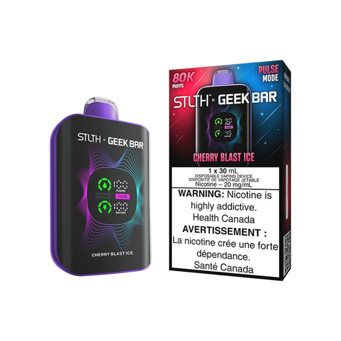 STLTH x Geek Bar 80K  Disposable vape - Cherry Blast Ice