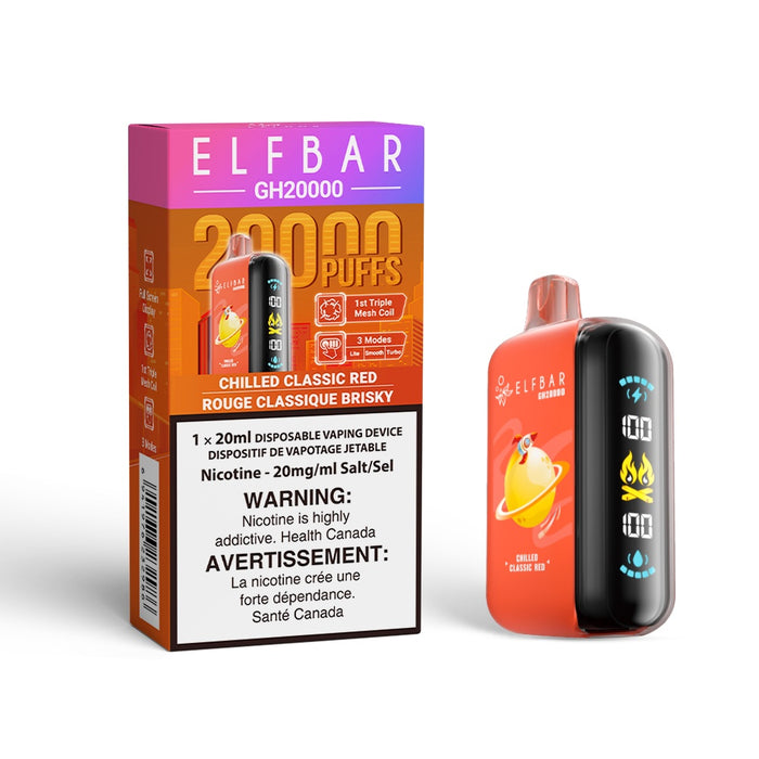 Chilled Classic Red - Elf Bar GH20000 Disposable Vape
