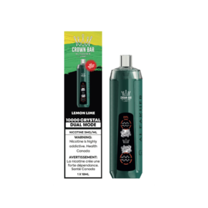 Lemon Lime - Al Fakher Crown Bar 10K Crystal Disposable Vape