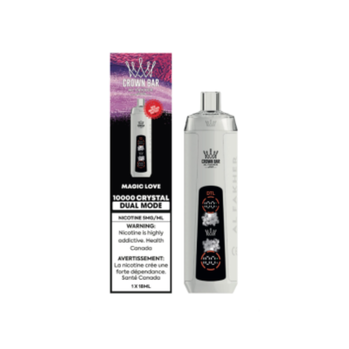 Magic Love - Al Fakher Crown Bar 10K Crystal Disposable Vape