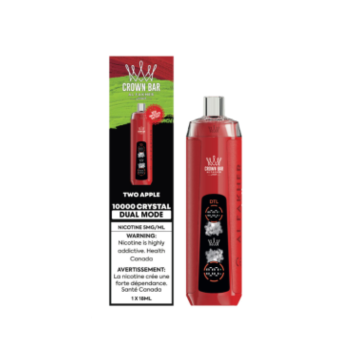 Two Apple - Al Fakher Crown Bar 10K Crystal Disposable Vape