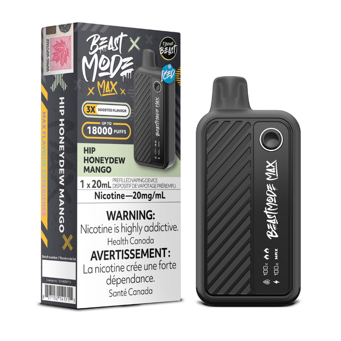 Flavour Beast Beast Mode Max Disposable Vape - Hip HoneyDew Mango