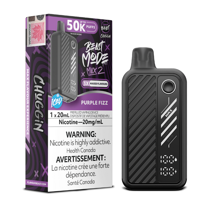 Flavour Beast Beast Mode Max 2 Disposable Vape - Purple Fizz