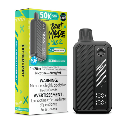 Flavour Beast Beast Mode Max 2 Disposable Vape - Extreme  Mint