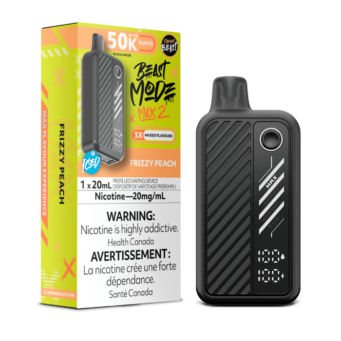 Flavour Beast Beast Mode Max 2 Disposable Vape - Frizzy Peach