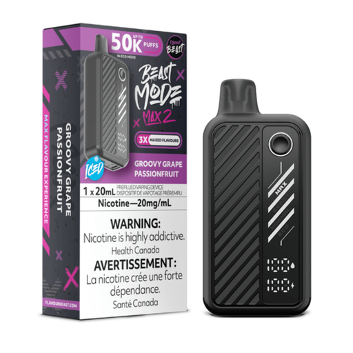 Flavour Beast Beast Mode Max 2 Disposable Vape - Groovy Grape Passionfruit