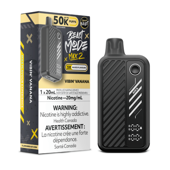 Flavour Beast Beast Mode Max 2 Disposable Vape - Vibin' Vanana