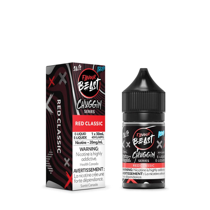 Flavour Beast Juice Nic Salts - Chuggin Red Classic (30mL)