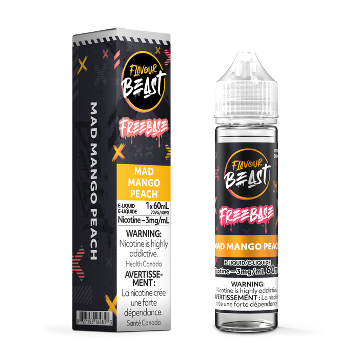 Flavour Beast E-Liquid Freebase - Mad Mango Peach (60ml)