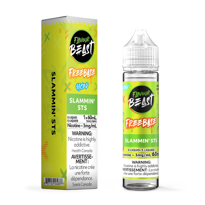 Flavour Beast E-Liquid Freebase - Slammin' STS Iced (60ml)