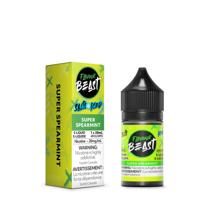 Flavour Beast Juice Nic Salts - Super Spearmint Iced (30mL)