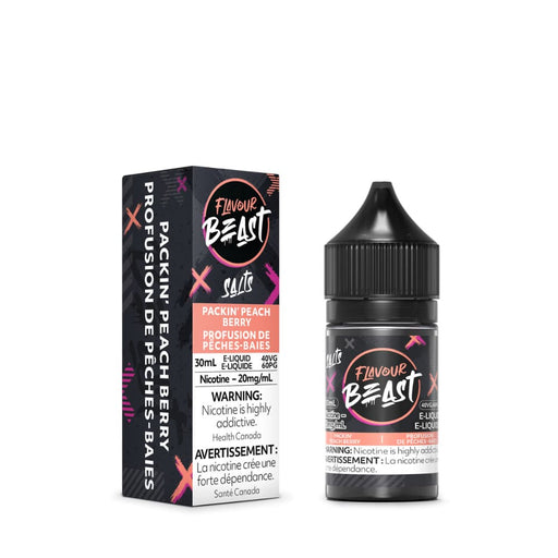 Flavour Beast Juice Nic Salts - Packin Peach Berry (30mL)