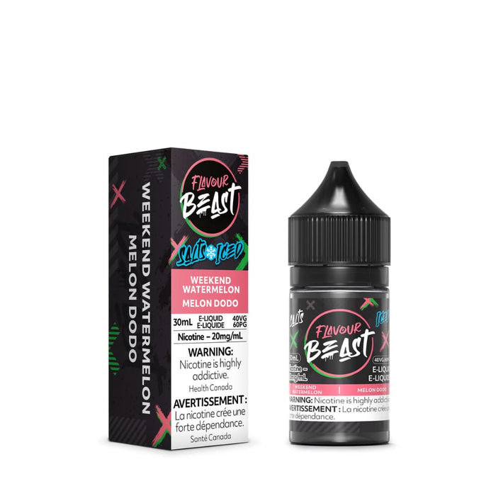 Flavour Beast Juice Nic Salts - Weekend Watermelon Iced (30mL)