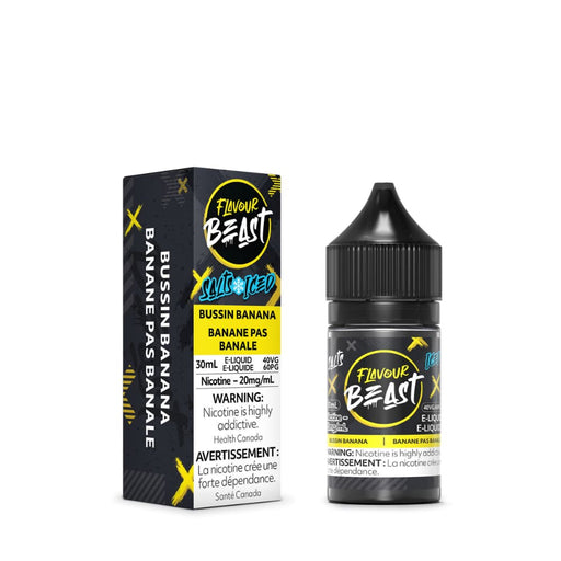 Flavour Beast Juice Nic Salts - Bussin Banana Iced (30mL)
