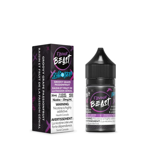 Flavour Beast Juice Nic Salts - Groovy Grape Passionfruit Iced (30mL)
