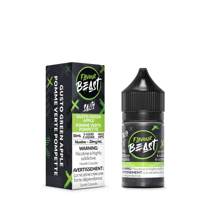 Flavour Beast Juice Nic Salts - Gusto Green Apple (30mL)