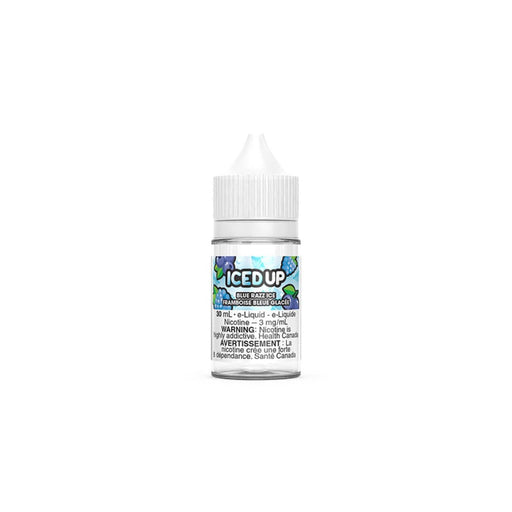 Iced Up Vape Juice Salt Nic - Blue Razz Ice (30 mL)