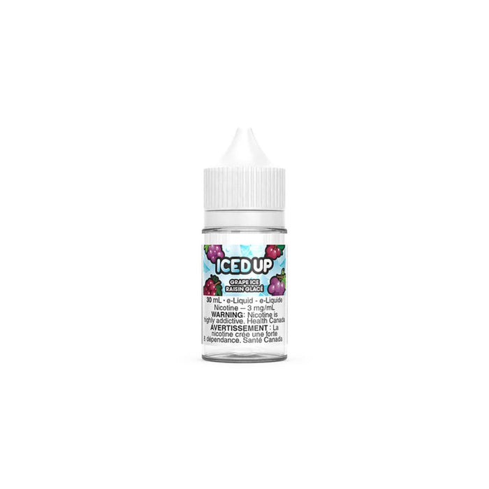 Iced Up Vape Juice Salt Nic - Grape Ice (30 mL)