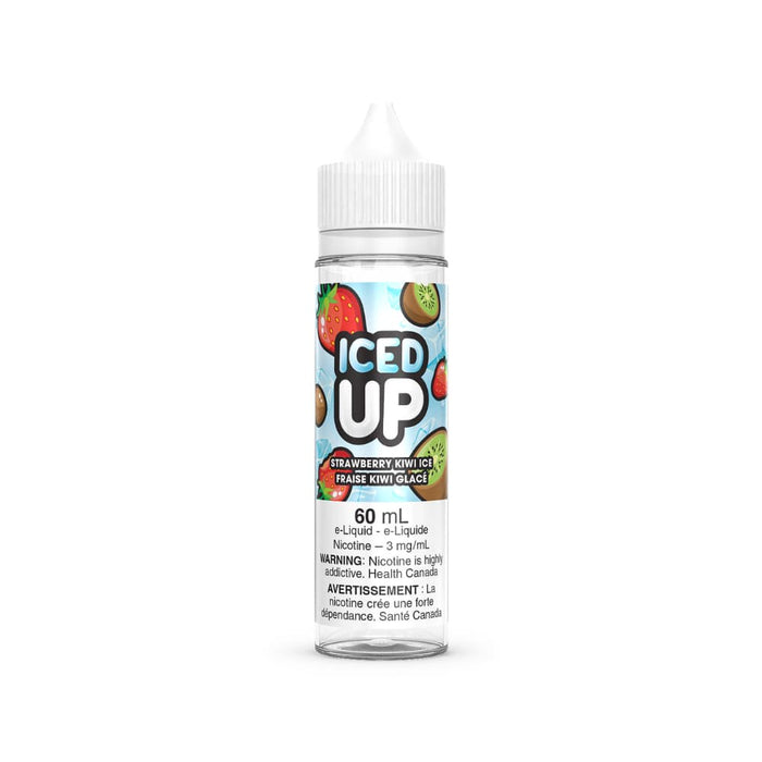 Iced Up Vape Juice Freebase - Strawberry Kiwi Ice (60 mL)