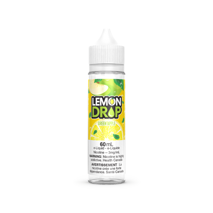 Lemon Drop Vape Juice Freebase - Green Apple (60 mL)