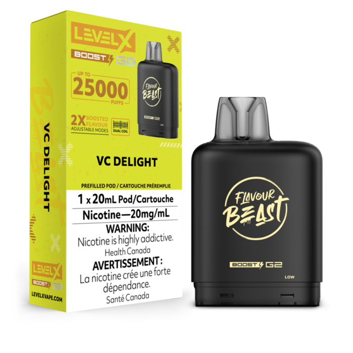 Level X Flavour Beast Boost G2 Pods - VC Delight