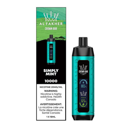 Mint - Al Fakher Crown Bar 10K Pro Disposable Vape