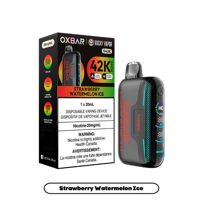 Oxbar G42K Disposable Vape - Strawberry Watermelon Ice
