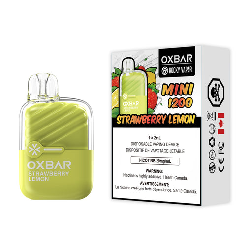 Oxbar Mini 1200 Disposable- Strawberry Lemon