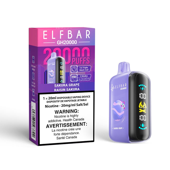Sakura Grape - Elf Bar GH20000 Disposable Vape