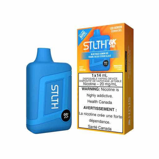 STLTH 8K Pro - Blue Razz Lemon Iced Disposable Vape