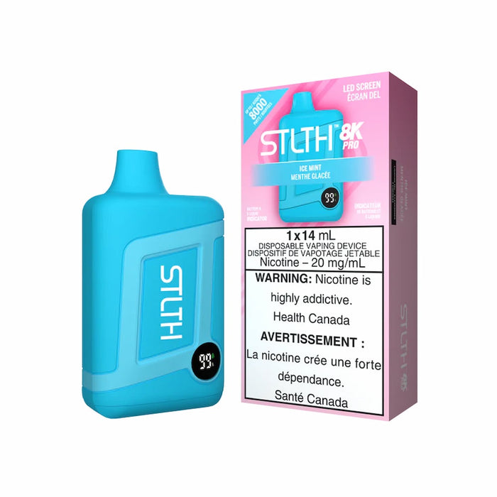 STLTH 8K Pro - Iced Mint Disposable Vape