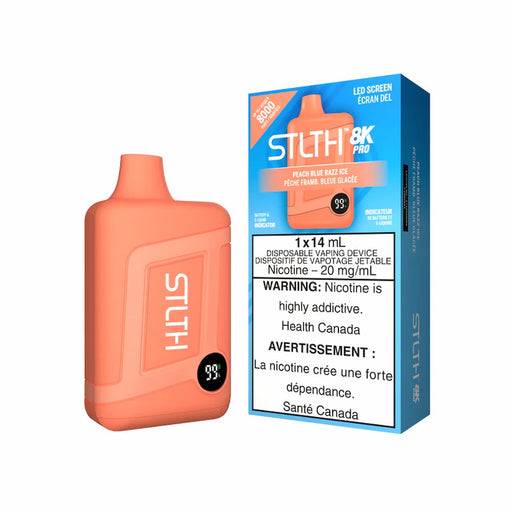 STLTH 8K Pro - Peach Blue Razz Iced Disposable Vape