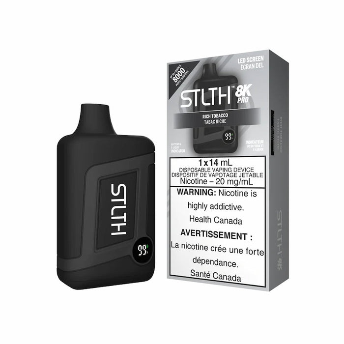STLTH 8K Pro - Rich Tobacco Disposable Vape
