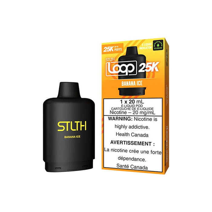 STLTH Loop 25k - Banana Iced Vape Pod