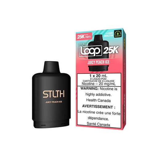 STLTH Loop 25k - Juicy Peach Iced Vape Pod