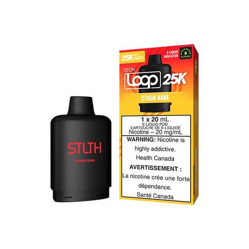 STLTH Loop 25k - Straw Nana Vape Pod