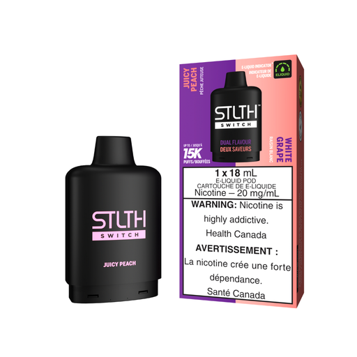 STLTH Switch Pods - Juicy Peach | White Grape