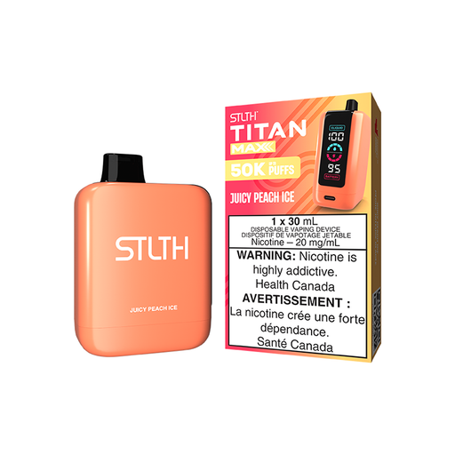 STLTH Titan Max - Juicy Peach Iced Disposable Vape