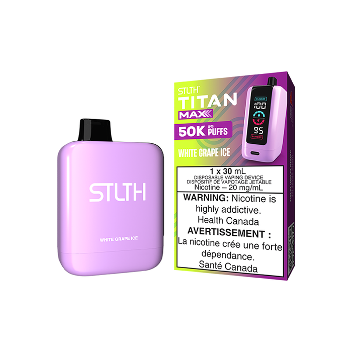 STLTH Titan Max - White Grape Iced Disposable Vape