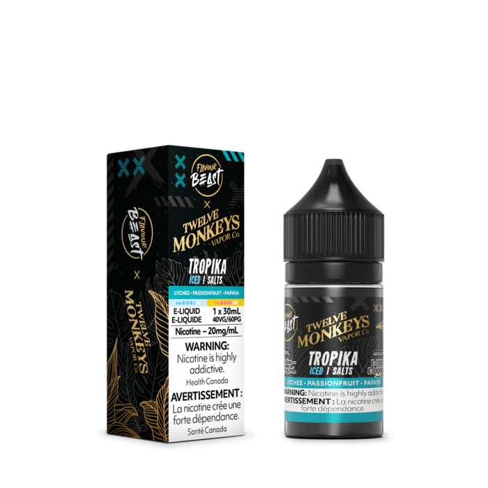 Flavour Beast Juice Nic Salts - Twelve Monkeys Tropika (30mL)