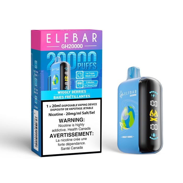 Wiggly Berries - Elf Bar GH20000 Disposable Vape