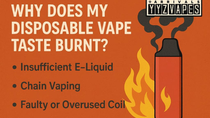 Why Does My Disposable Vape Taste Burnt? YYZ Vapes Why Does My Disposable Vape Taste Burnt? YYZ Vapes