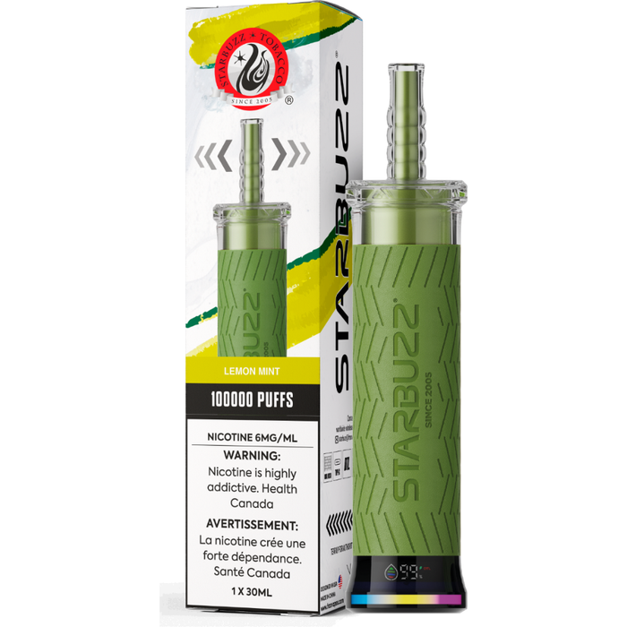 Lemon Mint  - StarBuzz 100K Disposable Vape