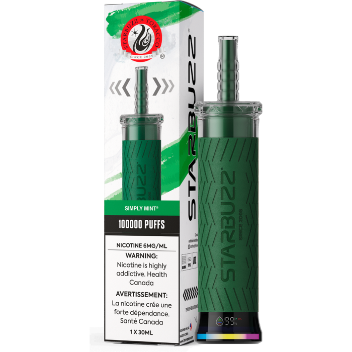 Simply Mint - StarBuzz 100K Disposable Vape