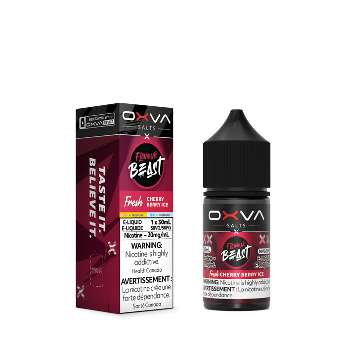 OXVA Flavour Beast Juice Nic Salts - Cherry Berry Ice (30mL)