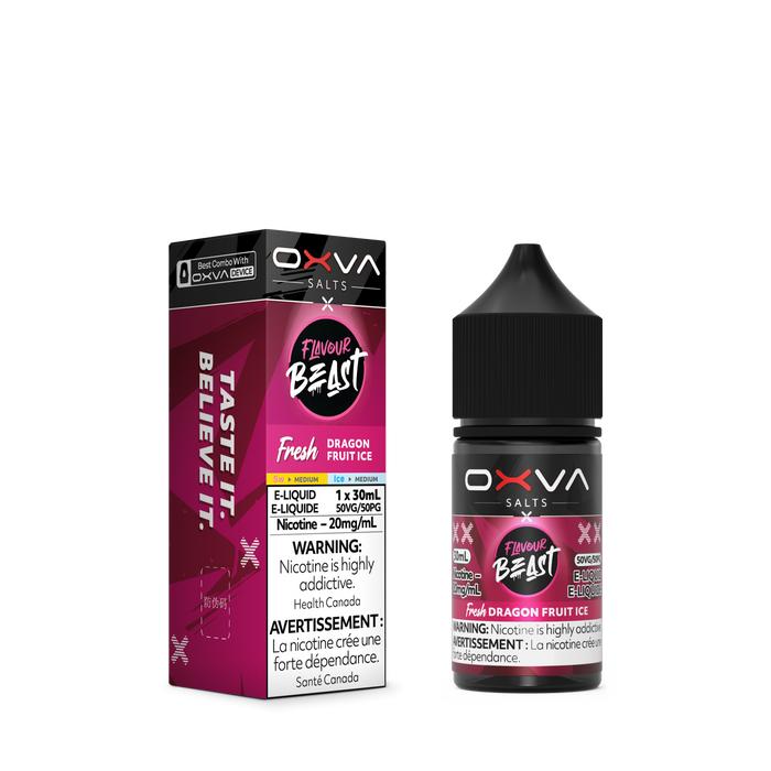 OXVA Flavour Beast Juice Nic Salts - Dragon Fruit Ice (30mL)