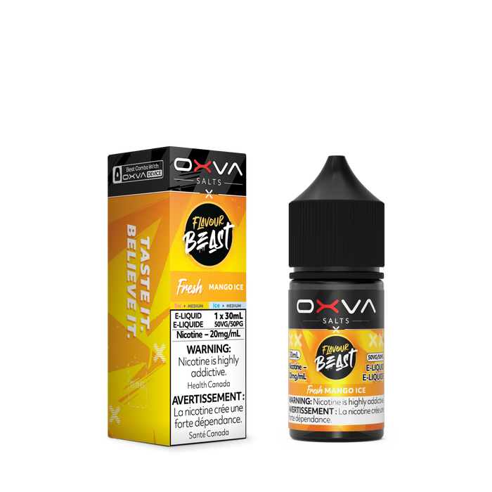 OXVA Flavour Beast Juice Nic Salts - Mango Ice (30mL)